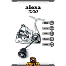 Oslo Alexa 5+1 Bilye 1000 LRF Olta Makinesi