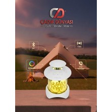 Çadır Dünyası MD-20BT Rgb Işıklı Bluetooth 5.3 Hoparlör - Tws Destekli