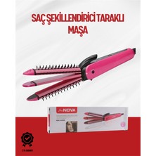 Allians Çok Fonksiyonlu Saç Maşası, Şık ve Kalıcı Bukleler Için Ideal