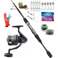Oslo Okuma Revenger Rv-25 2.28mt 0,5-10gr Ryuji Rock Fish Teleskopik Lrf Olta Takımı Seti