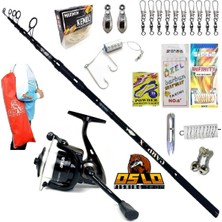 Oslo Elegance 6000 390CM 3,5lbs Carp-X Profesyonel Kıyı Olta Takımı Seti
