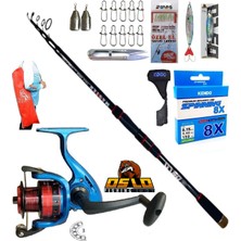 Oslo 3000 270cm 14-42gr Master Tele Rapala Maket Balık Spin Olta Takımı Seti