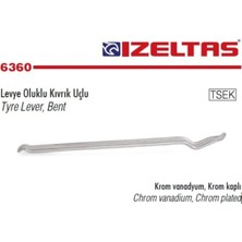 PremiumPort Oluklu Kıvrık Uçlu Levye 600 Mm, Dayanıklı ve Çok Amaçlı Çalışma Aracı