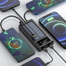 PremiumPort Yüksek Kapasiteli 30.000MAH Powerbank, LED Ekran ve Işıklı Tasarım