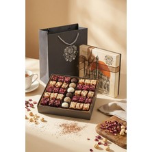 Paşa Dairesi Antep Fıstıklı ve Fındıklı Spesiyal Lokum ve Trüf Çikolata Seti Hediyelik Aziziye Camii Temalı