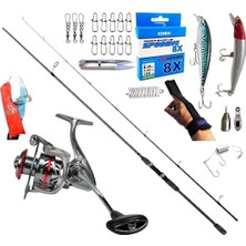 Oslo Okuma Wave Up 270CM 10-40GR Prime 4000 Rapala Maket Balık Spin Olta Takımı Seti