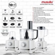 Özbience Çok Fonksiyonlu 2000W Mutfak Robotu, Hızlı ve Kolay Kullanım