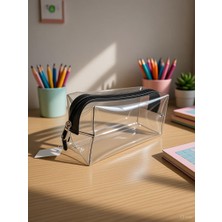 Cosmoplex Şeffaf Makyaj Çantası 21X9X8