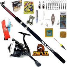 Oslo Anaconda 360CM 100-300GR 6000 Elegance Profesyonel Sazan Kıyı Olta Takımı Seti