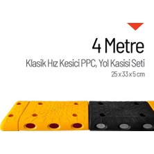 Soylu Grup Kent Ve Bahçe Mobilyaları 4 Metre Hız Kesici Set | Kapaklı Yol Kasisi Uygulaması