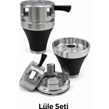 Puffstore Metal Isı Yönetimli Nargile Lülesi - Kilitli Lotus Lüle Set