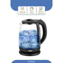 Özbience 1,8 Lt Cam Su Isıtıcı Kettle ile Pratik ve Estetik Kullanım