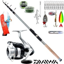 Daiwa Strikeforce 2500 B Remixon Carbo-X 270CM 60-120GR Turna Tele Spin Olta Takımı Seti