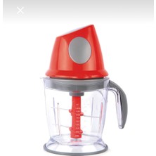 Özbience Kırmızı Rondo Blender 500W Çift Bıçaklı 1l Mutfak Robotu