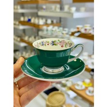 Roy King Yeşil Tek Kişilik Türk Kahvesi Fincanı