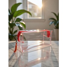 Cosmoplex Şeffaf Makyaj Çantası 21X9X8