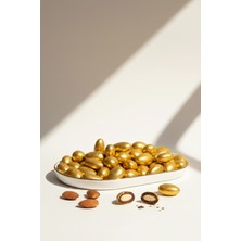 Paşa Dairesi Altın Renkli Gold Kaplama Çikolata Kaplı Badem Şekeri 400 gr