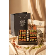 Paşa Dairesi Antep Fıstıklı Safran Kaplı Spesiyal Lokum ve Trüf Çikolata Seti Hediyelik Mevlana Türbesi T