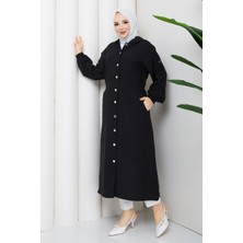 Pamuk Butik Kadın Beli Lastikli Omuzu Patlı Giy Çık Kap -PMK512