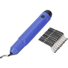 PremiumPort Mini Raspa El Aleti Çapak Alma Bıçağı + Yedek Başlık Hediye