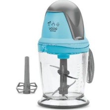 Özbience Çift Bıçaklı Doğrayıcı Rondo Beyaz 500 ml - Pratik ve Şık Kullanım