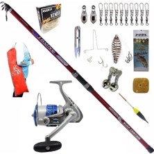 Kendo Sea Power 6000 Remixon Strong 420cm 100-250gr Profesyonel Sazan Kıyı Olta Takımı Seti