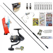 Okuma Revenger Rv-40 Remixon Double Black 210cm 20-40gr Kıyı Spin Olta Takımı Seti