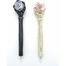 Dogadastore Göz Işıklı Polyester Tükenmez Kalem SETLİ 2 Li Ürün