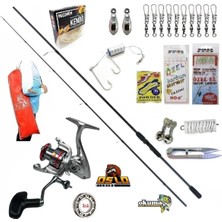 Okuma Wave Power 244CM 15-40GR Oslo Prime 3000 Kıyı Spin Olta Takımı Seti