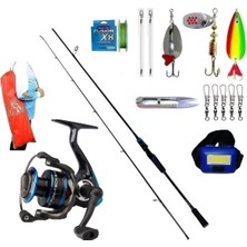 Dam Quick Fun-Tech 3 MK1 4000 FD Oslo Legend 270cm 7-40gr Turna Spin Olta Takımı Seti