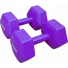 NK SPOR 2kg Dambıl (Dumbbell) Ağırlık Antrenman - Güç Ağırlığı - Spor - Egzersiz - Ağırlık Seti-Fitness-Gym-Evde Spor