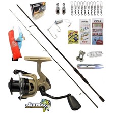 Oslo Okuma Outrax 3000 270CM 20-40GR Remixon Double Black Kıyı Spin Olta Takımı Seti