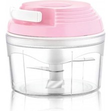Özbience Ipli Çekmeli Sebze Doğrayıcı, 3 Bıçaklı El Blender, Pratik ve Hızlı Kullanım