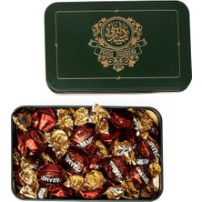 Şekerci Cafer Erol Çikolatalı Karamelli Şeker Retro Vintage Teneke Hediyelik Kutulu 300 gr
