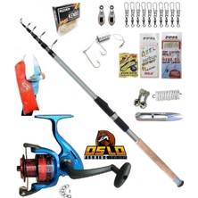 Oslo 3000 270cm 60-120gr Remixon Carbo-X Kıyı Tele Spin Olta Takımı Seti