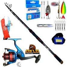 Oslo 3000 270cm 14-42gr Master Tele Turna Spin Olta Takımı Seti