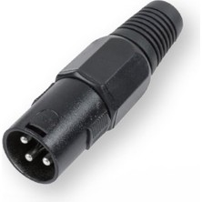 Sline Audio Xlr Erkek Mikrofon Jack 3 Pin (Canon) Premium Seri