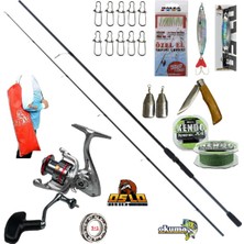 Okuma Wave Power 244cm 15-40gr Oslo Prime 3000 Spin Olta Takımı Seti