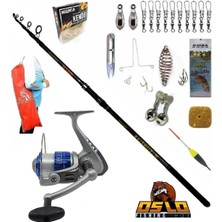 Oslo North Star 360cm 50-150gr Kendo Sea Power 5000 Profesyonel Surf Sazan Kıyı Olta Takımı Seti