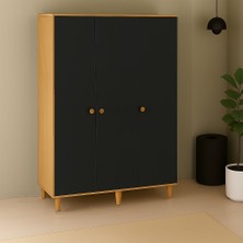 Umg Mobilya 3 Kapılı, 2 Çekmeceli Gardırop, Elbise Dolabı, Çocuk Odası Dolabı