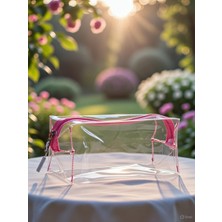 Cosmoplex Şeffaf Makyaj Çantası 21X9X8