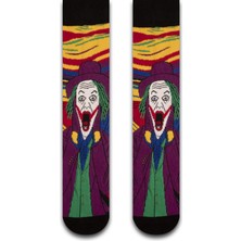 Neşeli Çoraplar Tablo Joker Unisex Çorap