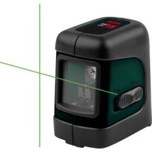 PremiumPort Dikey ve Yatay Yeşil Mini Lazer Gösterici, 2 Işıklı Taşınabilir Cihaz