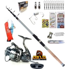 Oslo Next 4000 270cm 60-120gr Remixon Carbo-x Kıyı Tele Spin Olta Takımı Seti