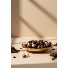 Paşa Dairesi Mini Kahve Çekirdekli Sütlü-Bitter-Beyaz Çikolatalı Draje Nostaljik Metal Kutulu 250 gr