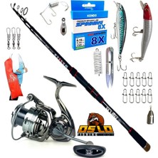Oslo Next 4000 270cm 14-42gr Master Tele Rapala Maket Balık Spin Olta Takımı Seti