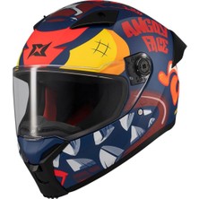Axxis Axxıs Fenıx Angry Face C5 Red Matt