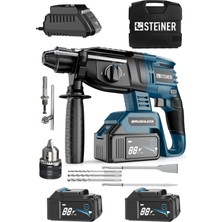 PremiumPort Yüksek Performanslı 88V Çift Akülü Kırıcı ve Delici Matkap