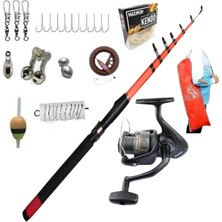 Okuma Revenger Rv-25 Remixon 210cm 10-30gr Lüx Tam Takım Çocuk Olta Takımı Seti