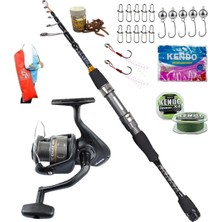 Oslo Okuma Revenger Rv-25 2.05mt 0,5-7gr Ryuji Rock Fish Teleskopik Lrf Olta Takımı Seti